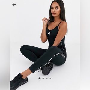 Nike Air black unitard jumpsuit